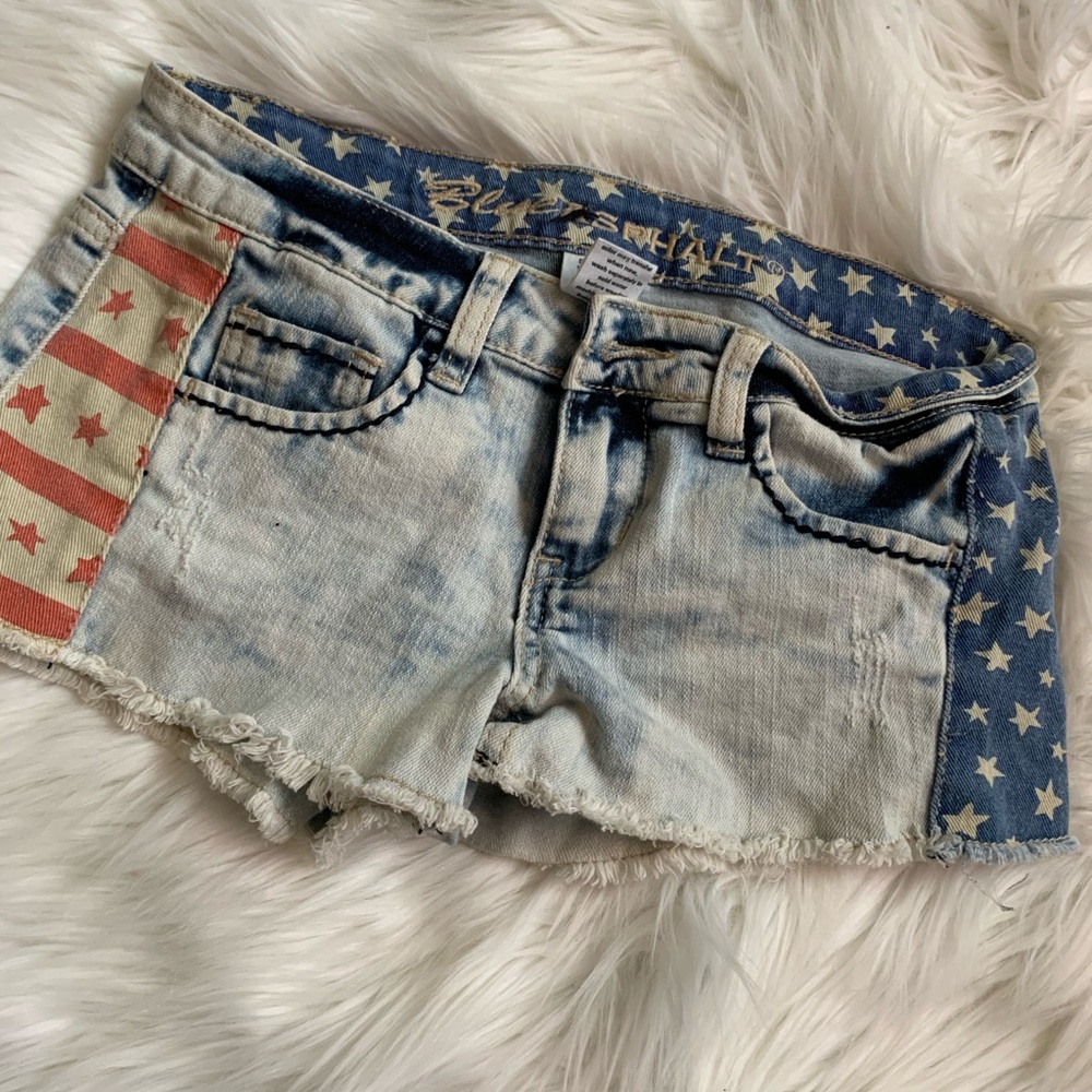Blue Asphalt Flag Shorts